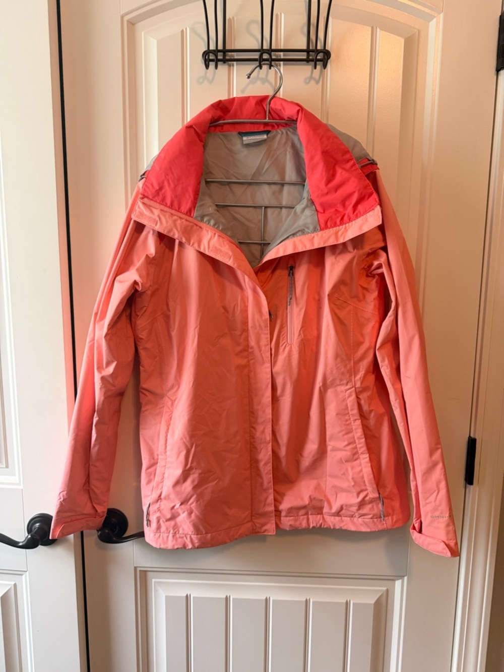 Columbia Lightweight Coral Pink Waterproof Jacket
